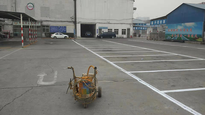 石景山检测场整体标线施工